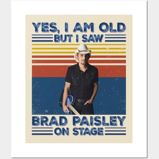 Brad on stage Posters and Art